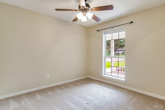 6027 Dallas Ave, Pensacola, FL 32526 - unfurnished room with light colored carpet and ceiling fan