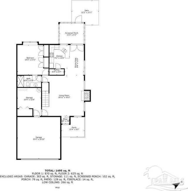 3117 Albert Ct, Pensacola, FL 32504 - view of layout