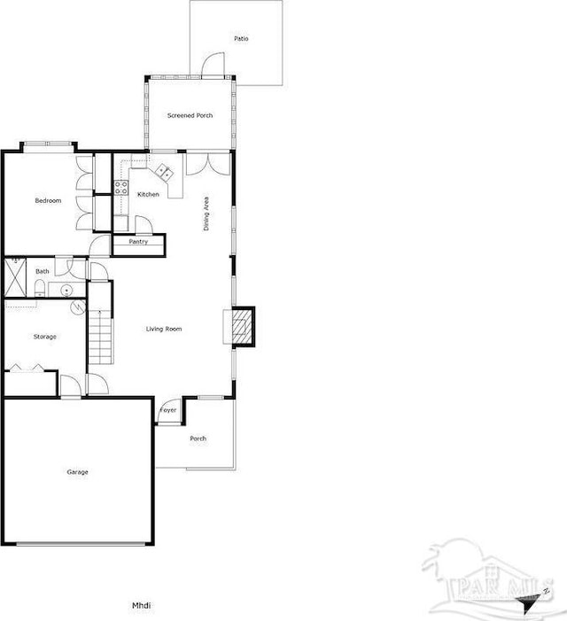 3117 Albert Ct, Pensacola, FL 32504 - plan