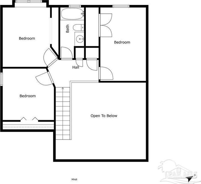 3117 Albert Ct, Pensacola, FL 32504 - plan