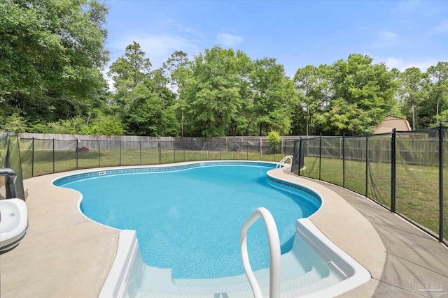 6819 Old W Ln, Milton, FL 32570 - view of pool with view of wooded area
