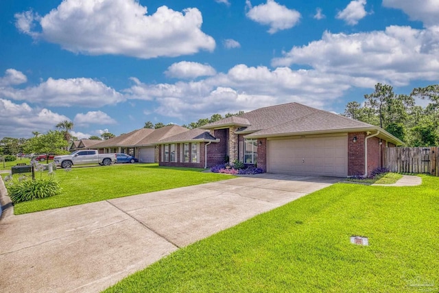 1804 Twin Pine Blvd, Gulf Breeze, FL 32563 - ranch-style home featuring an attached garage, driveway, and brick siding