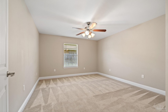 1804 Twin Pine Blvd, Gulf Breeze, FL 32563 - spare room featuring a ceiling fan and light carpet