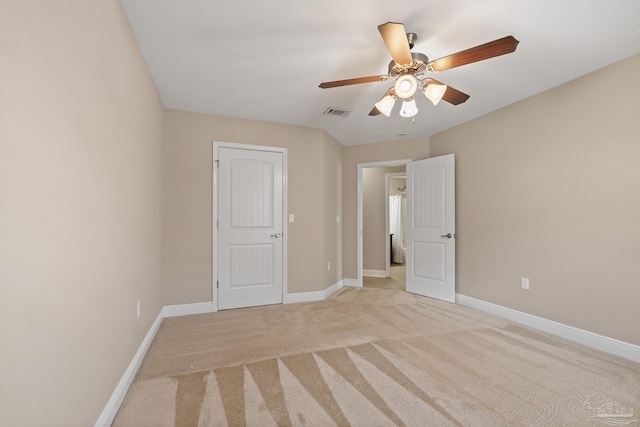 1804 Twin Pine Blvd, Gulf Breeze, FL 32563 - unfurnished bedroom with light carpet and a ceiling fan