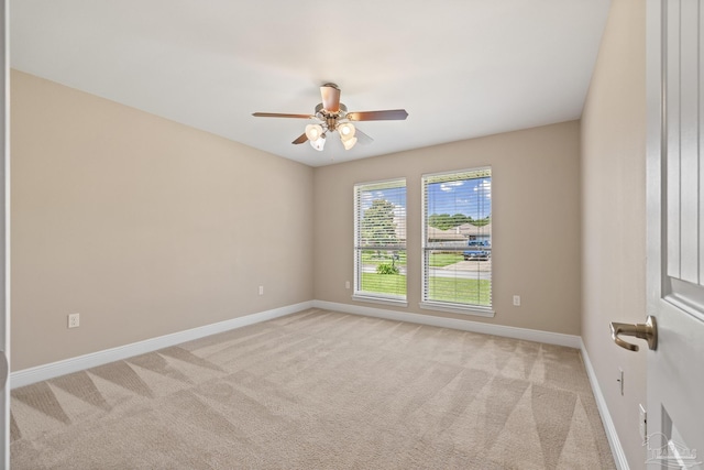 1804 Twin Pine Blvd, Gulf Breeze, FL 32563 - unfurnished room with light colored carpet and a ceiling fan