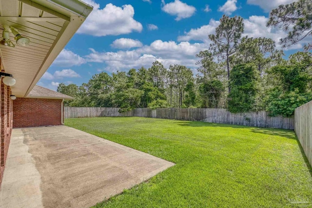 1804 Twin Pine Blvd, Gulf Breeze, FL 32563 - fenced backyard featuring a patio area