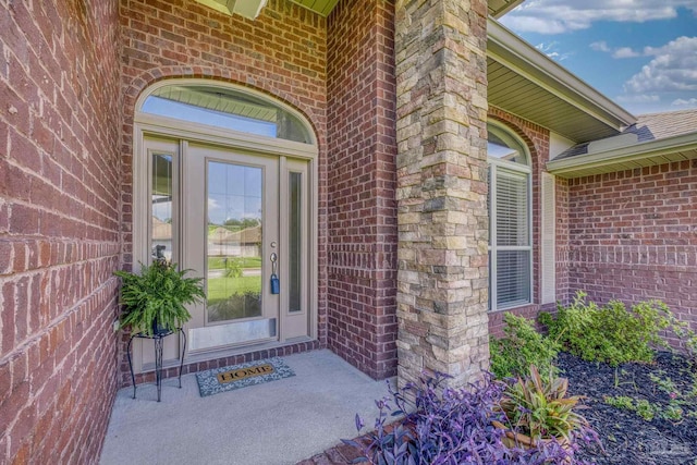 1804 Twin Pine Blvd, Gulf Breeze, FL 32563 - doorway to property with brick siding