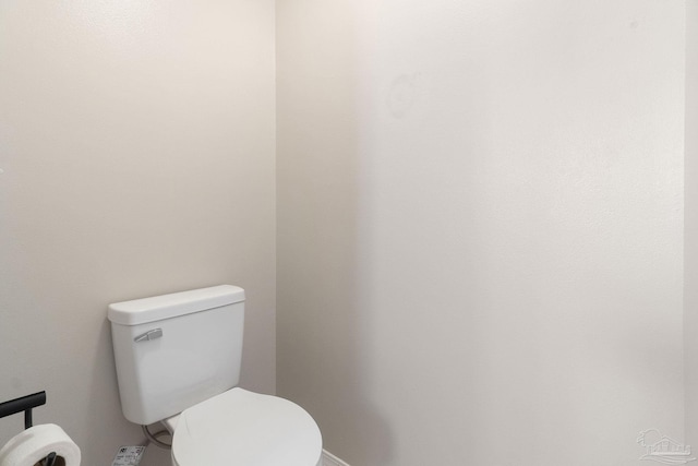 bathroom featuring toilet