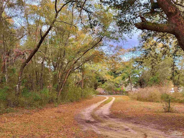 view of road