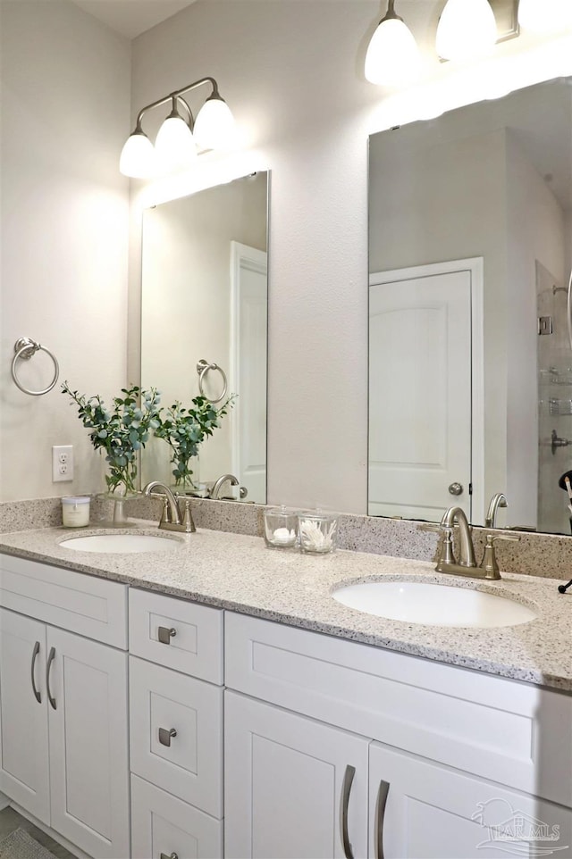 9668 Nature Creek Blvd, Pensacola, FL 32526 - full bath featuring double vanity and a tile shower