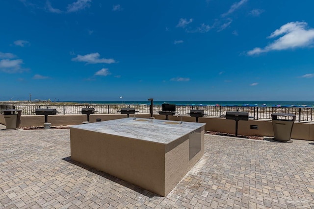 view of patio / terrace featuring area for grilling