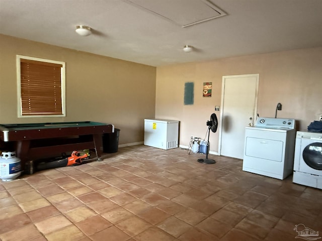 5325 Bob Sikes Blvd, Jay, FL 32565 - washroom with washer and dryer and baseboards