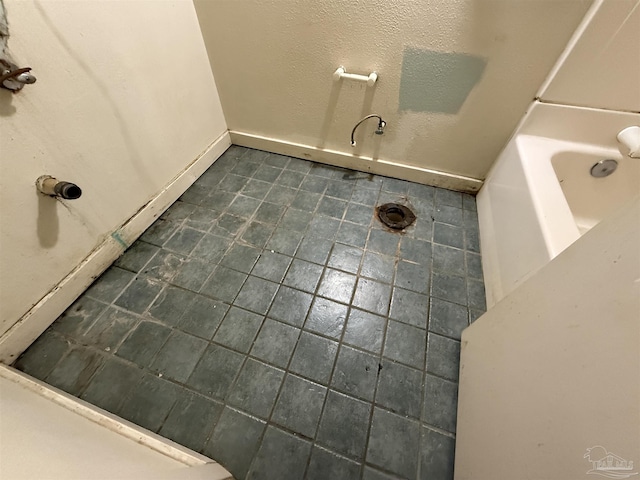 5325 Bob Sikes Blvd, Jay, FL 32565 - full bath featuring tile patterned flooring, a bath, and a shower