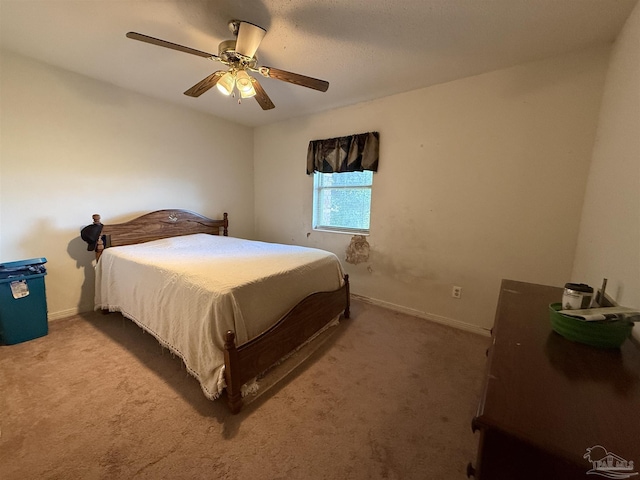 5325 Bob Sikes Blvd, Jay, FL 32565 - bedroom with carpet flooring, a ceiling fan, and baseboards
