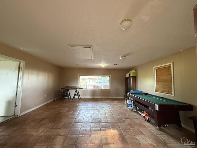 5325 Bob Sikes Blvd, Jay, FL 32565 - game room featuring attic access, baseboards, and billiards