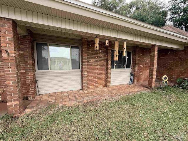 5325 Bob Sikes Blvd, Jay, FL 32565 - entrance to property featuring brick siding and a porch