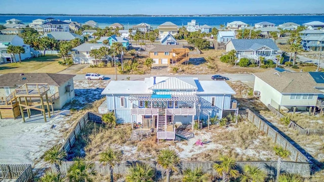 1112 Maldonado Dr, Pensacola Beach, FL 32561 - drone / aerial view with a water view