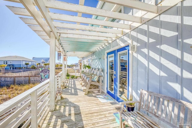 1112 Maldonado Dr, Pensacola Beach, FL 32561 - view of wooden terrace