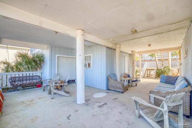 1112 Maldonado Dr, Pensacola Beach, FL 32561 - view of patio with an outdoor hangout area