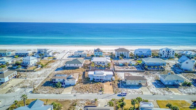 1112 Maldonado Dr, Pensacola Beach, FL 32561 - bird's eye view with a beach view and a water view