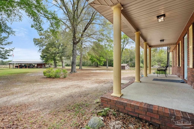 view of patio / terrace featuring a porch