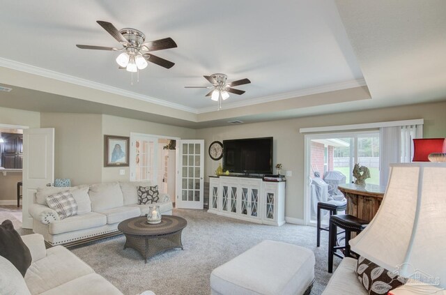 kitchen with pendant lighting, a raised ceiling, sink, light hardwood / wood-style floors, and stainless steel appliances