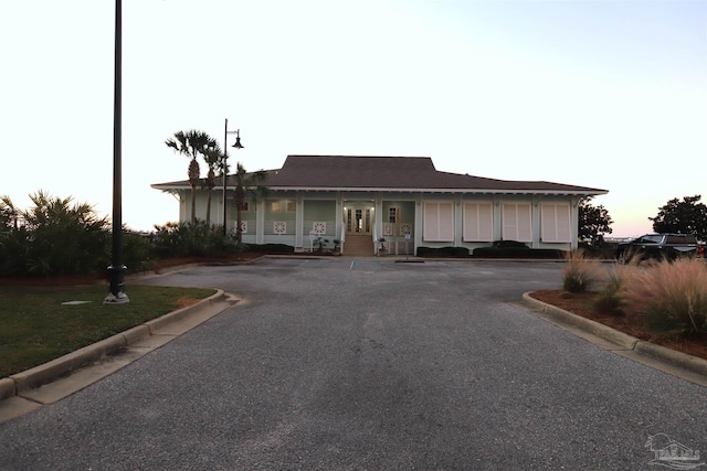 view of front of home with a porch