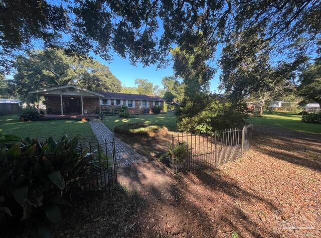 6232 Jalyn Rd, Pensacola, FL 32503 - exterior space with fence