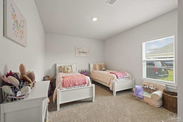 5534 Blake Ln, Pace, FL 32571 - bedroom featuring light colored carpet and recessed lighting