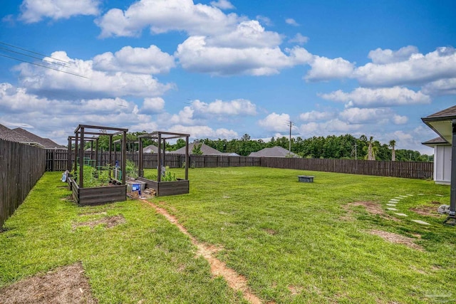 5534 Blake Ln, Pace, FL 32571 - view of yard with a vegetable garden
