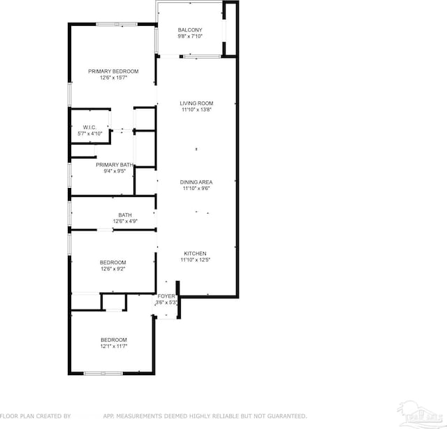 7101 Joy St Unit D5, Pensacola, FL 32504 - floor plan / room layout