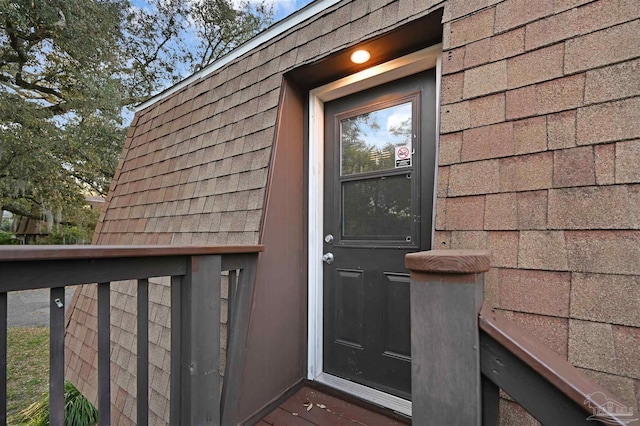 view of entrance to property