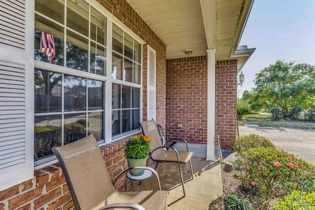 view of patio / terrace featuring a porch