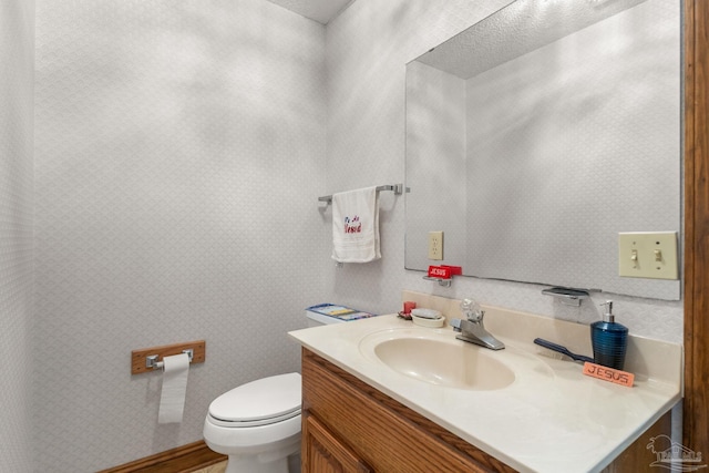 5816 Forest Ridge Dr, Pensacola, FL 32526 - half bath with vanity and toilet