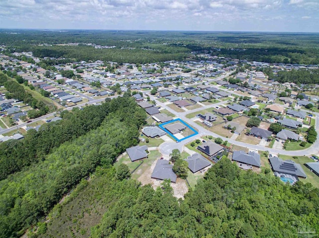 2255 Reed Ridge Ct, Navarre, FL 32566 - bird's eye view featuring a residential view and a wooded view