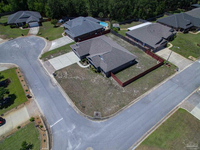 2255 Reed Ridge Ct, Navarre, FL 32566 - aerial view with a residential view