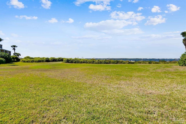 view of landscape featuring a rural view