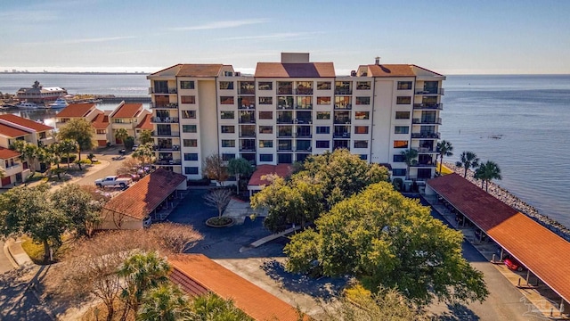 view of property featuring a water view