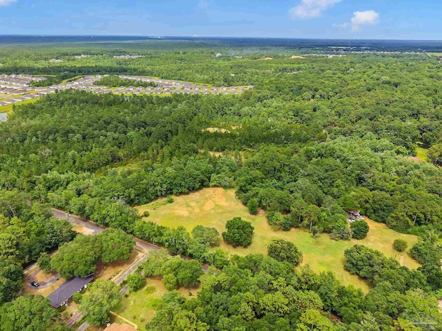 6640 Frank Reeder Rd, Pensacola, FL 32526 - aerial view of property's location featuring a heavily wooded area
