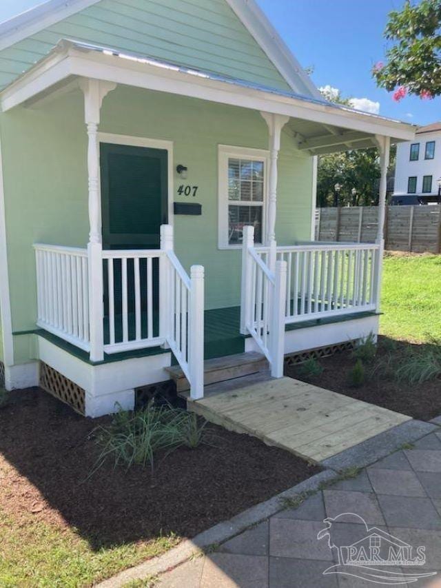 view of entrance to property