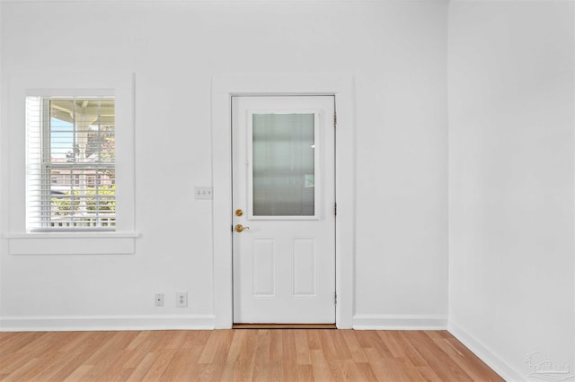 interior space featuring light hardwood / wood-style floors