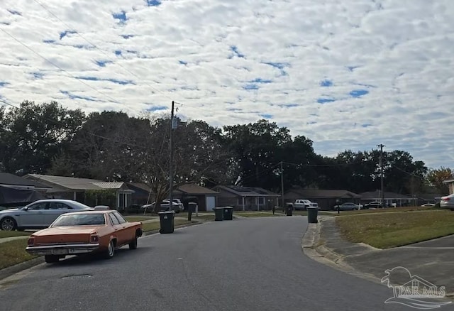 view of road