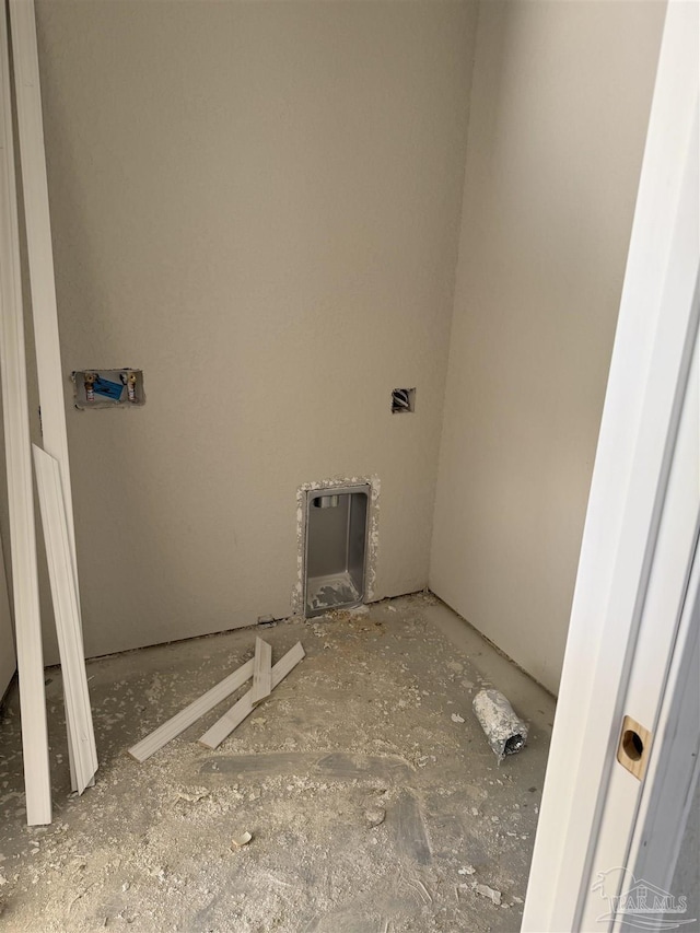 clothes washing area featuring laundry area