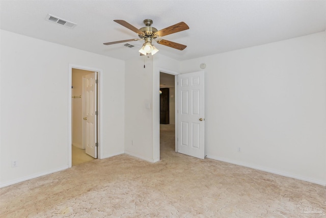 939 Avalon Blvd, Milton, FL 32583 - spare room with carpet floors and a ceiling fan