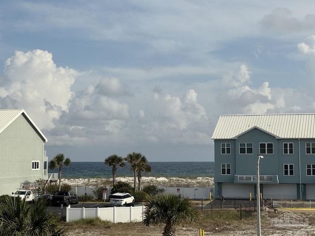 water view with fence