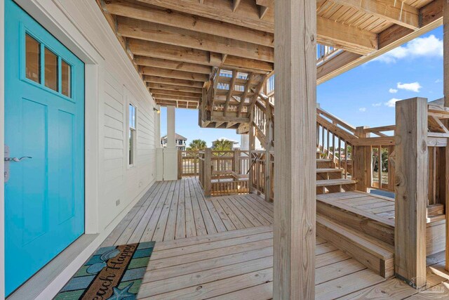 800 Via Deluna Dr, Pensacola Beach, FL 32561 - view of deck