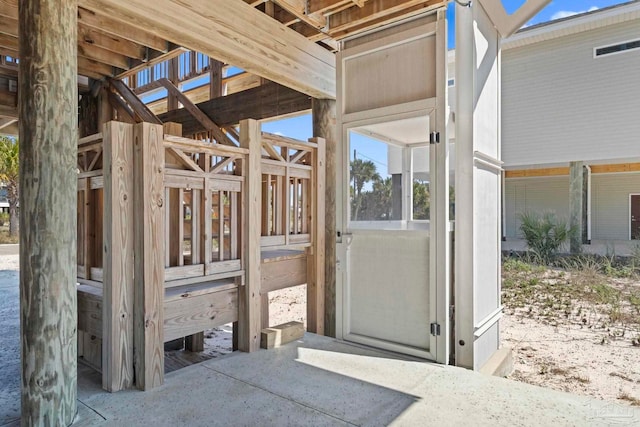 800 Via Deluna Dr, Pensacola Beach, FL 32561 - view of exterior entry featuring visible vents