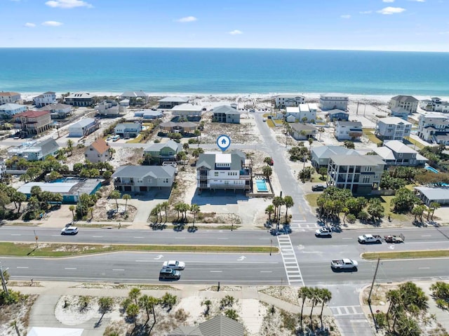 800 Via Deluna Dr, Pensacola Beach, FL 32561 - birds eye view of property with a water view