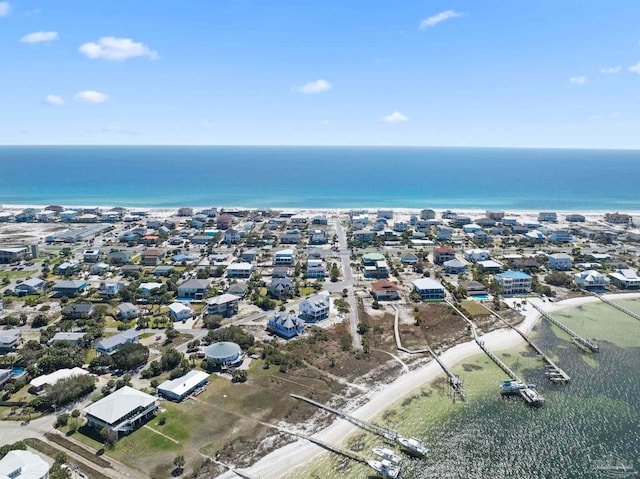 800 Via Deluna Dr, Pensacola Beach, FL 32561 - aerial view featuring a water view