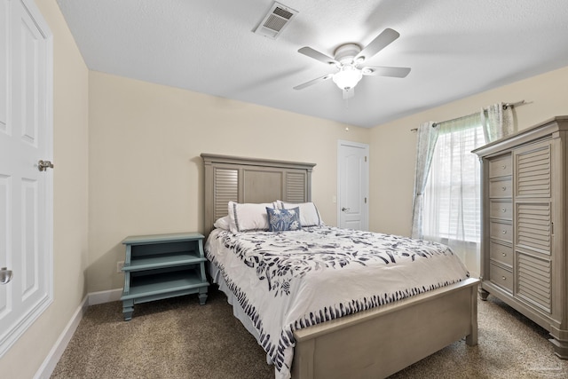 4621 Riley Rd, Milton, FL 32583 - bedroom featuring ceiling fan and a textured ceiling